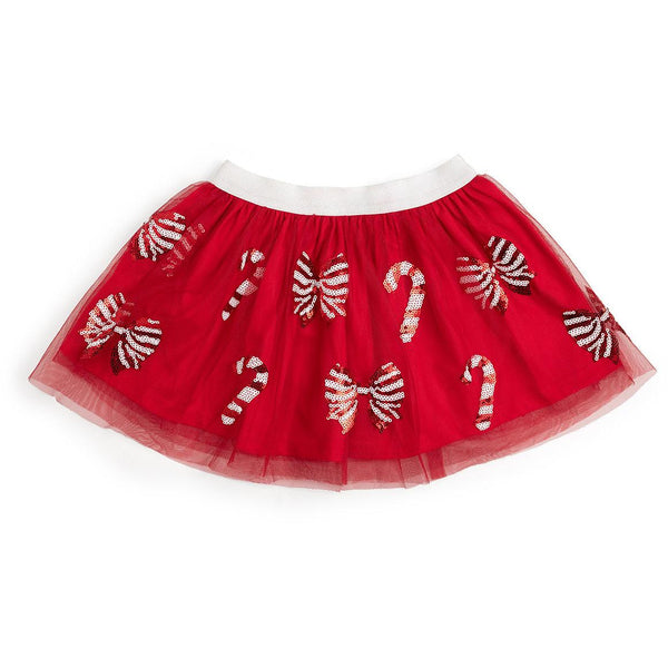 Candy Cane Coquette Sequin Christmas Tutu