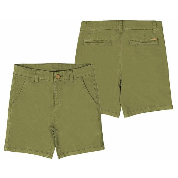 Basic Twill Chino Shorts- Jungle
