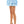 Poplin Ruffled Skirt (Baby Blue)- Women's