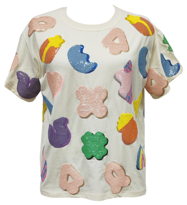Ivory Lucky Charm Icon Tee