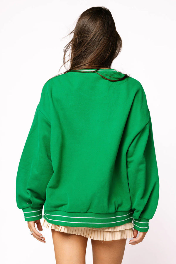 Green Golden Doodle Sweatshirt- (Women's)