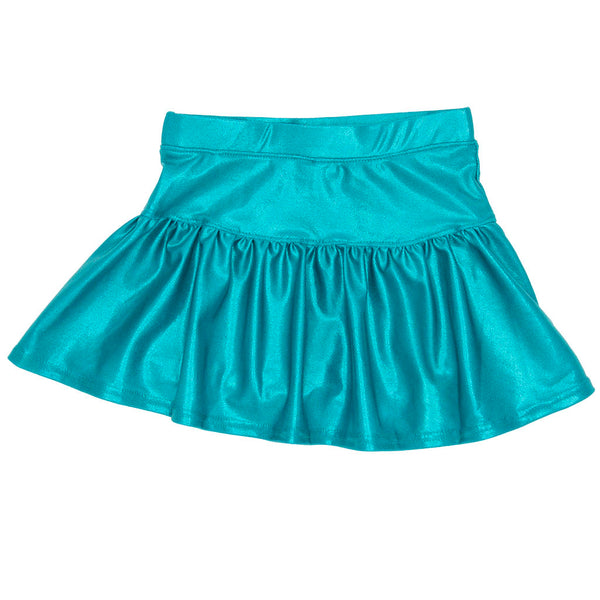 Gathered Skort Turquoise Shimmer