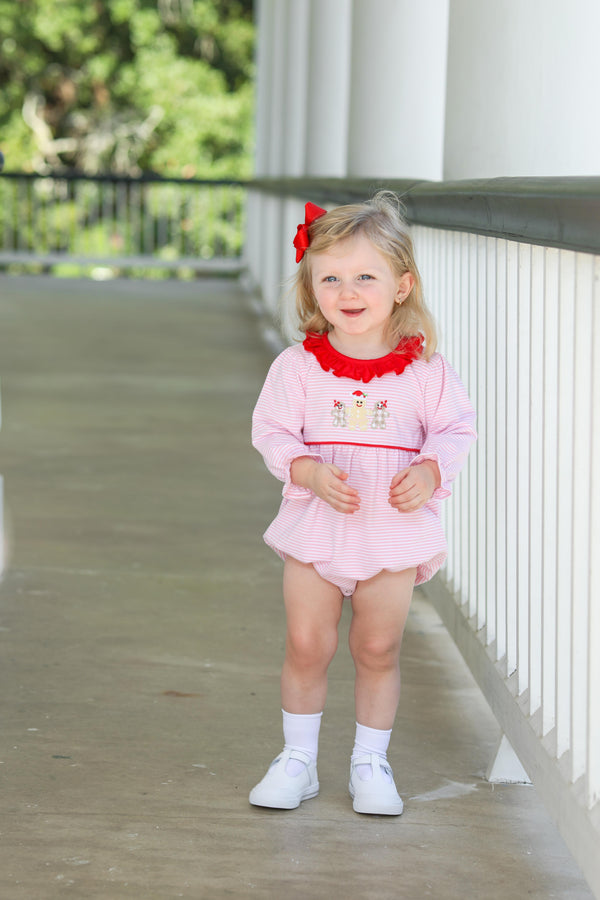 Gingerbread Ruffle Bubble