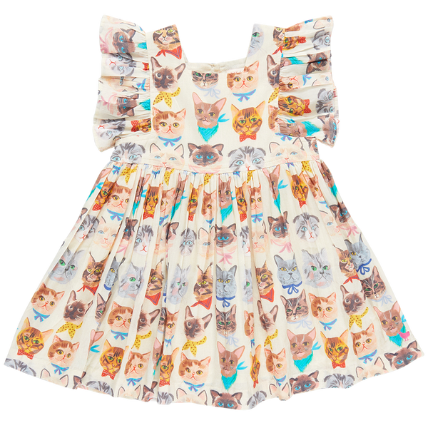 Elsie Dress- Cool Cats