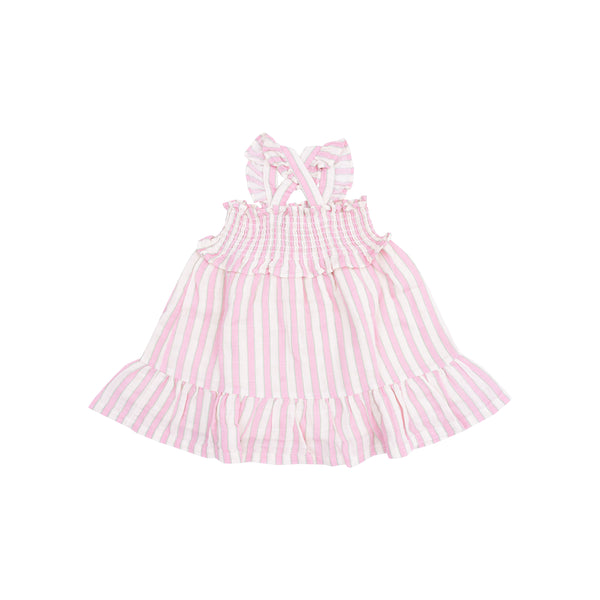 Candy Stripe Smocked Ruffle Sundress