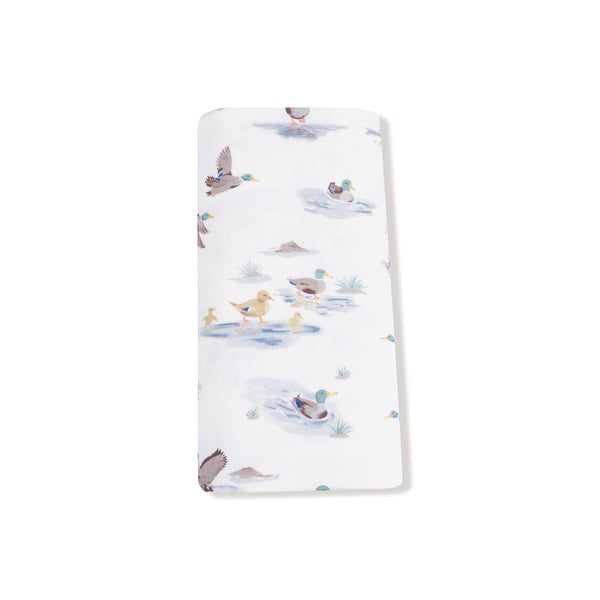 Migrating Mallards Swaddle Blanket