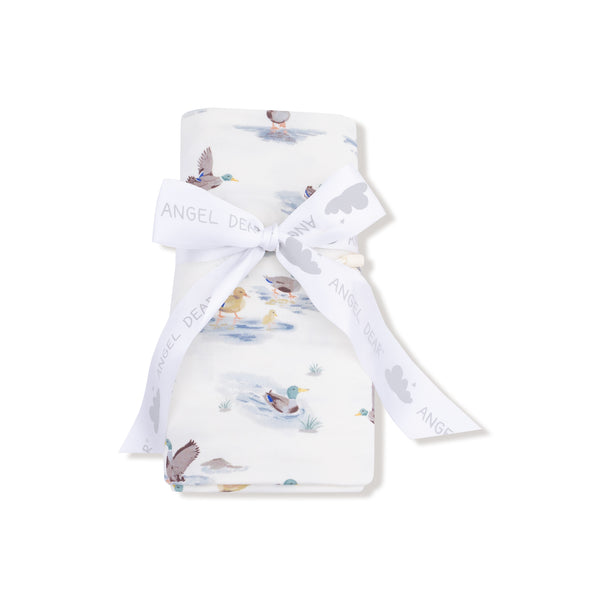 Migrating Mallards Swaddle Blanket