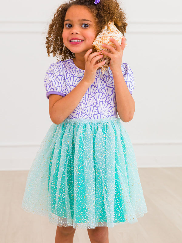 Princess Bow Twirl Dress- Magical Mermaid