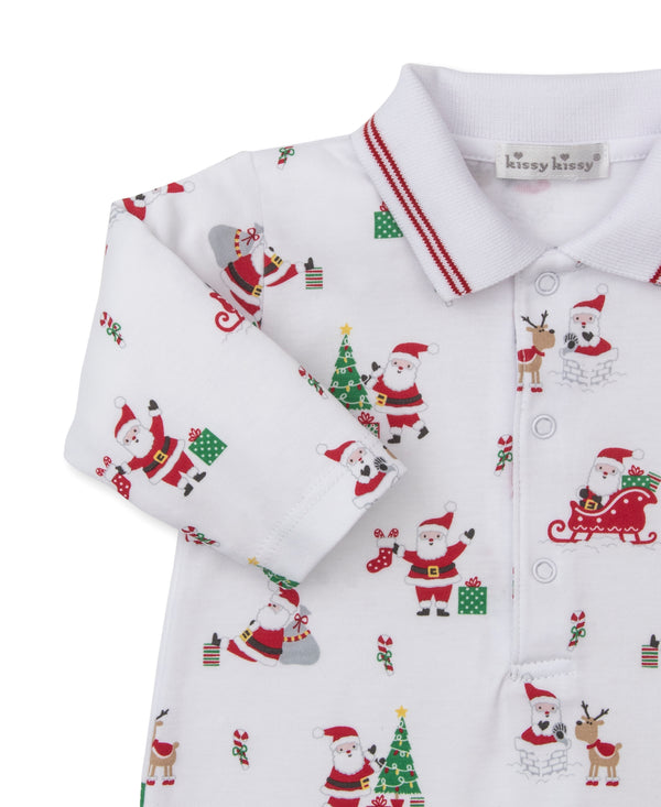 Christmas Capers Playsuit w/ Collar