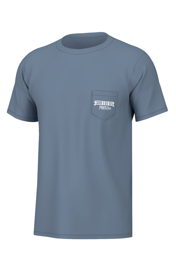 Youth Pelican Pier Tee- Captain's Blue