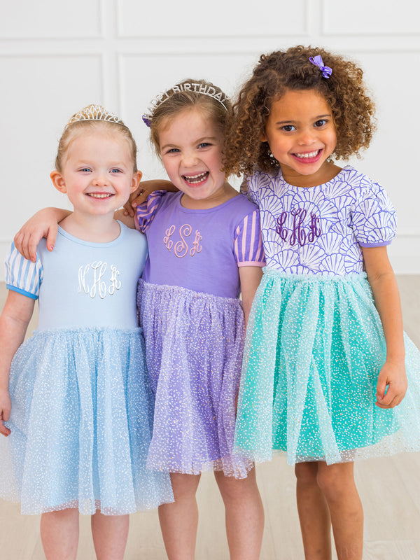 Princess Bow Twirl Dress- Magical Mermaid