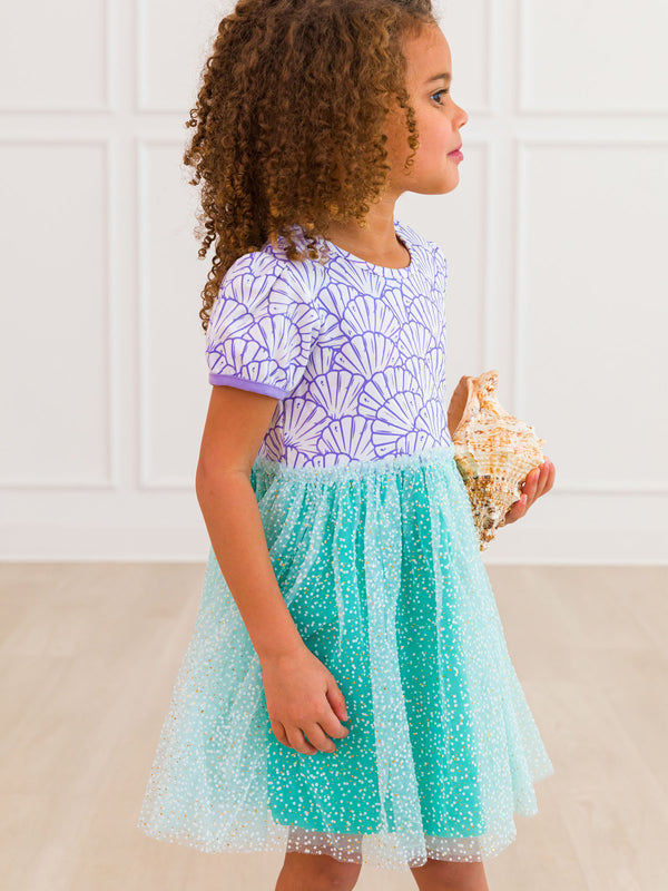 Princess Bow Twirl Dress- Magical Mermaid