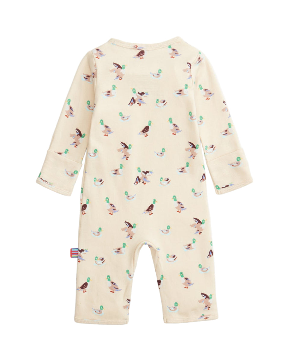 Quack Me Up Organic Cotton Magnetic Convertible Coverall