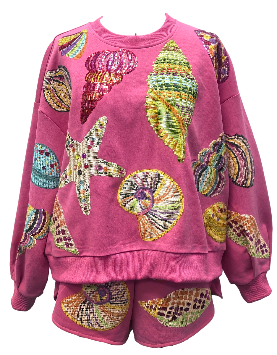 Bubbles - melt the lady メルトザレディ horoscope sweat Pink Multi Shell Sweatshirt- (Women's) – Smock Candy