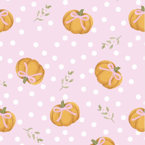Faith Dress- Pink Pumpkin Patch Delight