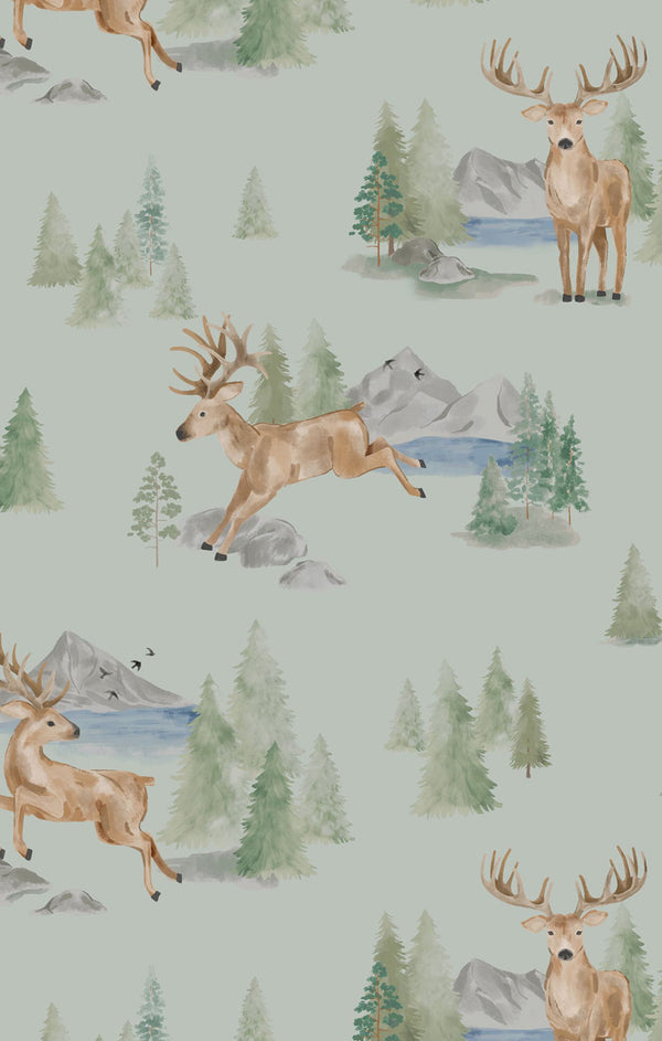 Buck Deer Swaddle Blanket