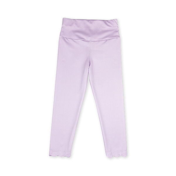 Sadie Scallop Legging- Petal Purple