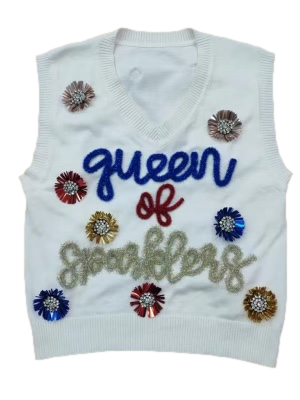 Queen of Sparklers Sweater Tank- Women's