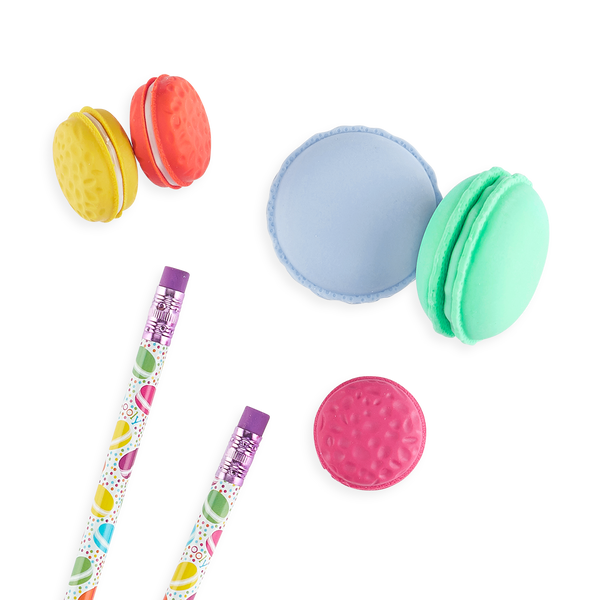 Le Macaron Pâtisserie Scented Erasers - Set of 5