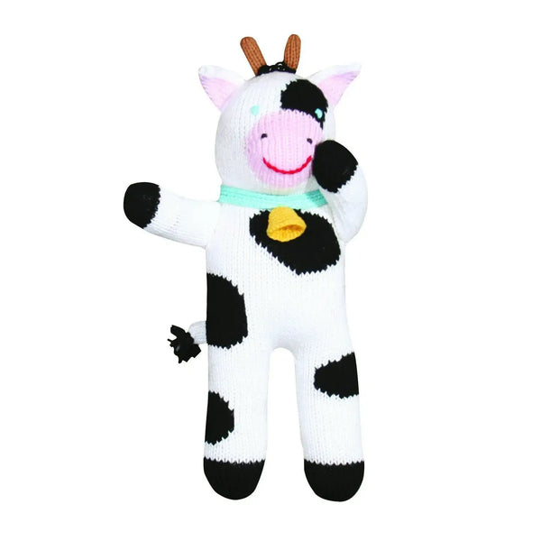 Cowleen the Cow Knit Doll: 7" Rattle