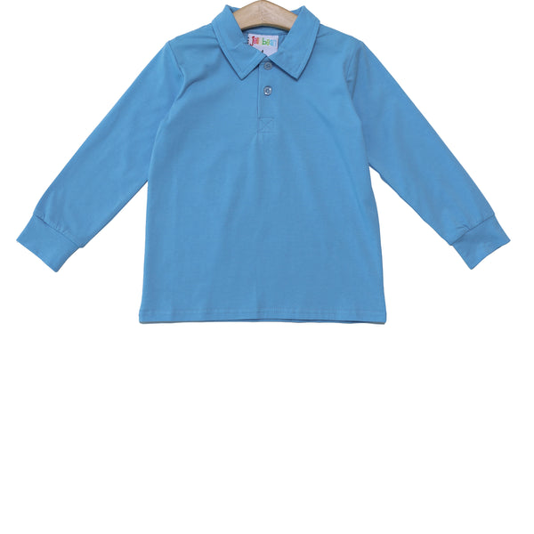 Michael Polo LS- Cornflower Blue
