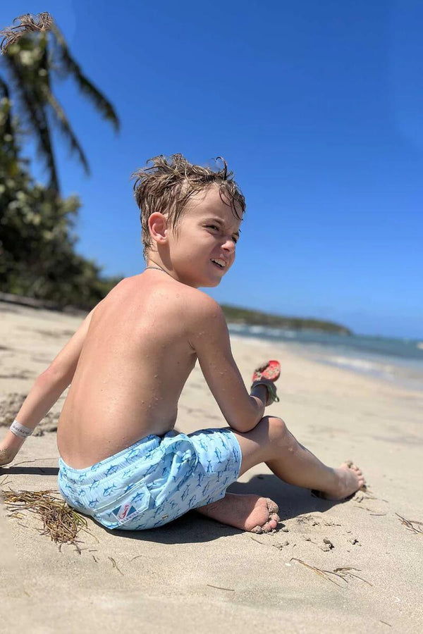 Blue Tuna- Swim Trunk