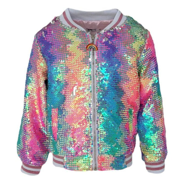 Kaleidoscope Sequin Bomber