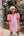Rose Feather Party Dress