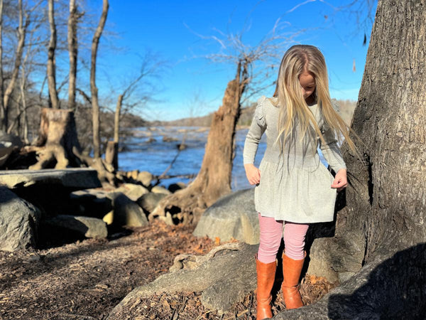 Carrie Dress- Heathered Grey