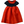 Red W/ Green Velvet Dress