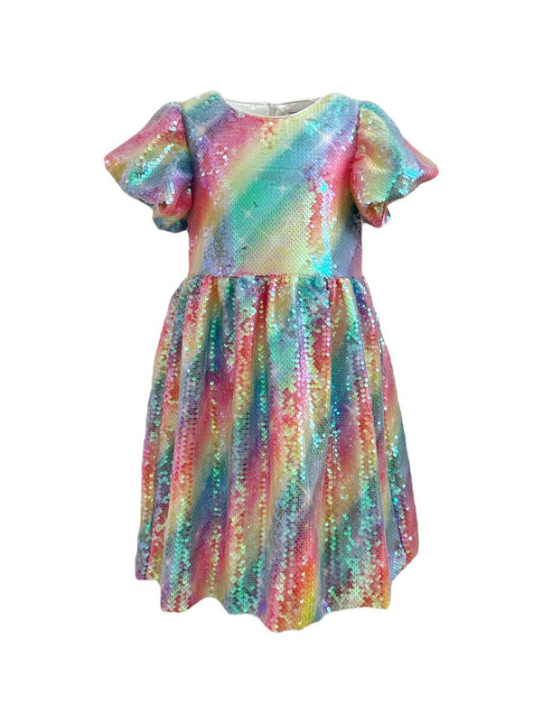 Shimmer Rainbow Sequin Dress