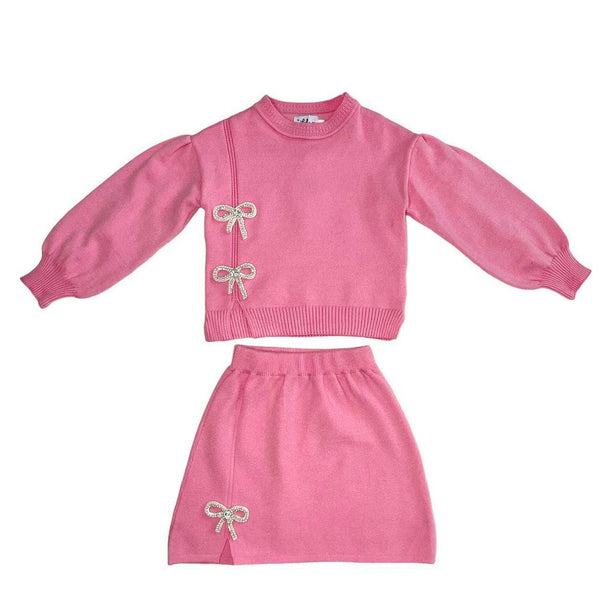 Pretty In Pink Bow Set