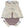 Diaper Set W/ Tie Back- White/Lavender