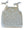Tank Top W/ Tie Straps- White/Light Blue