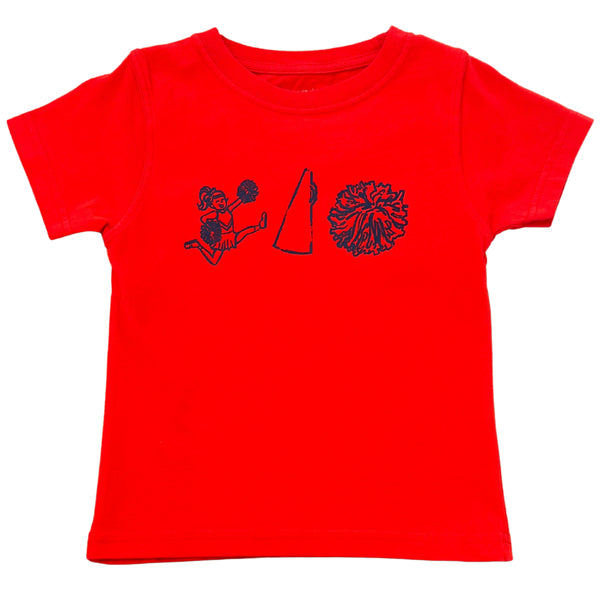 Red/Black Cheer Trio T-Shirt