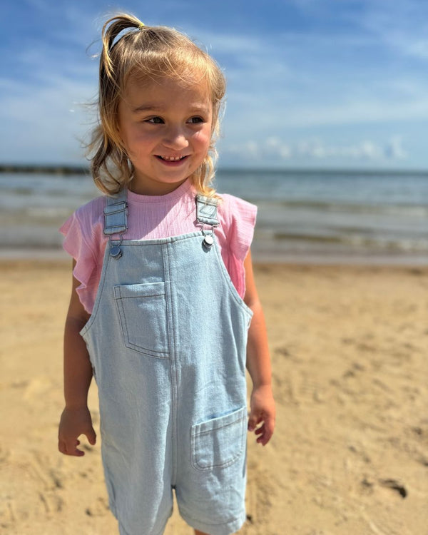 Libby Overalls- Light Denim