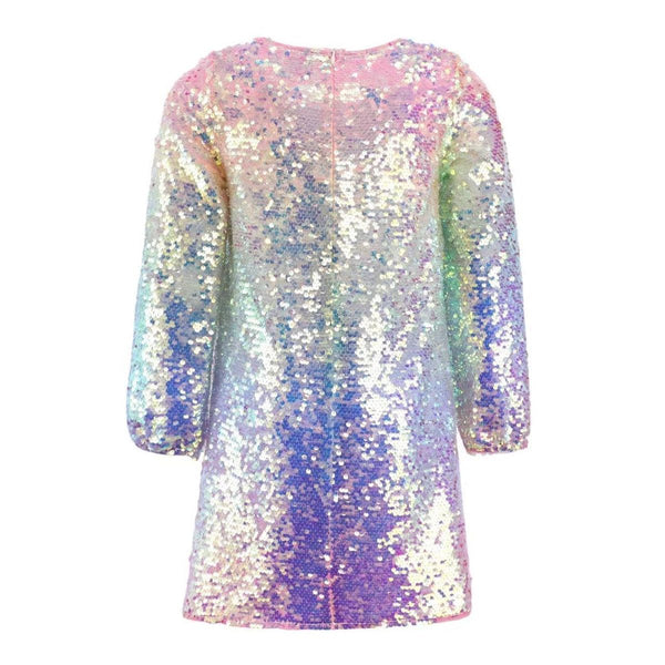Sequin Ombre Party L/S Dress