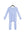 French Blue Gingham 2 Piece Pajama Set