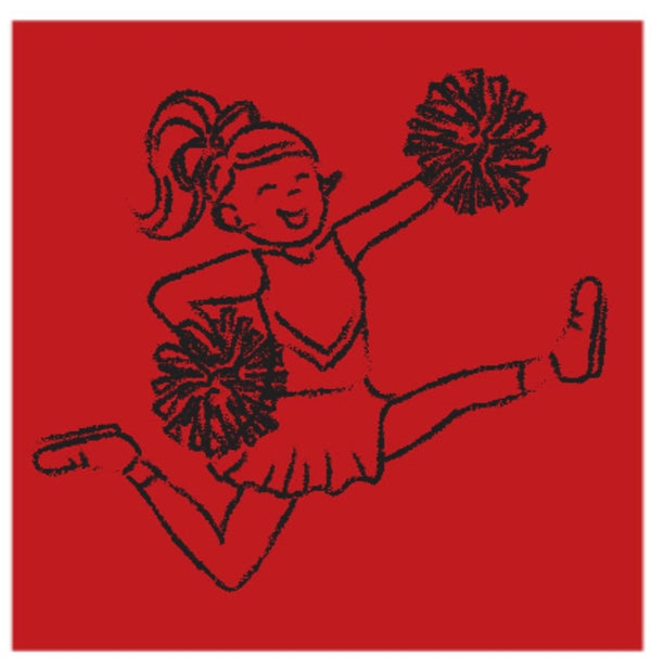 Red/Black Cheerleader T-Shirt