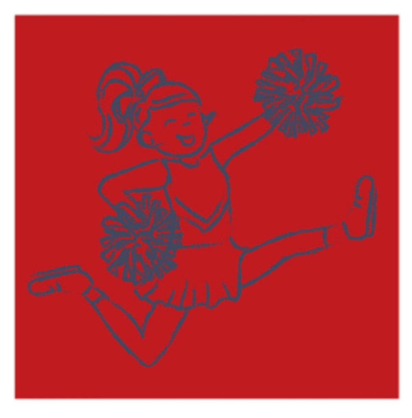 Red/Navy Cheerleader T-Shirt