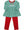 Santa Ruffle Pants Set