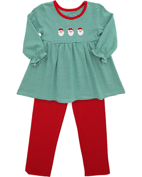 Santa Ruffle Pants Set