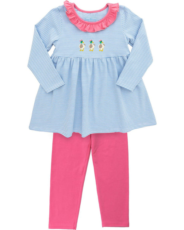Mallard Ruffle Pants Set