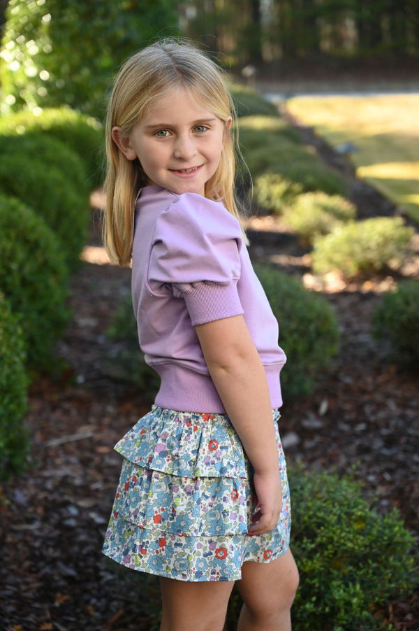 Sally Skirt- Preppy Petals