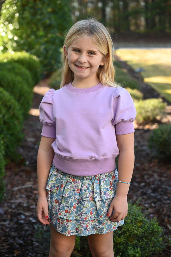 Sally Skirt- Preppy Petals