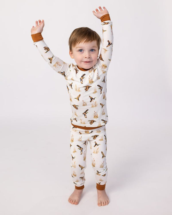 Ducks 2 Piece Bamboo Pajama Set