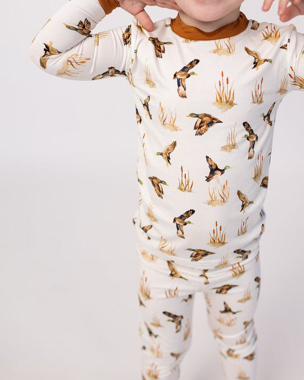 Ducks 2 Piece Bamboo Pajama Set