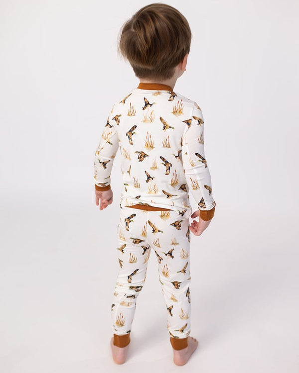 Ducks 2 Piece Bamboo Pajama Set