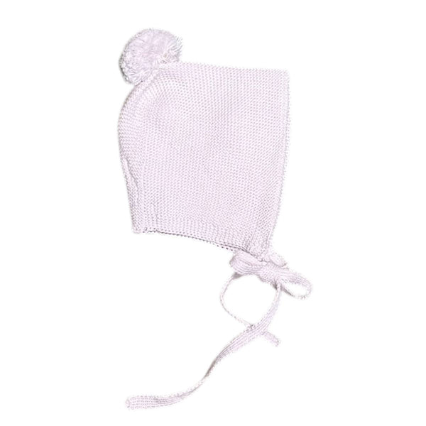 Pom Bonnet Tie Hats- Pink