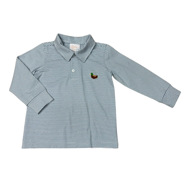 Bitty Mallard French Knot Polo